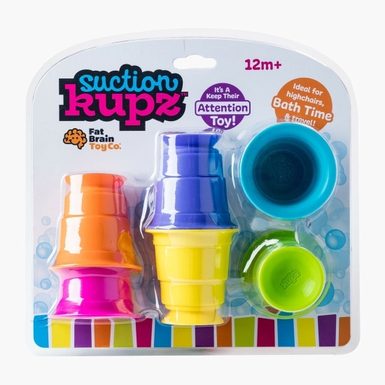 Set 6 cupe de silicon colorate, 12+ luni