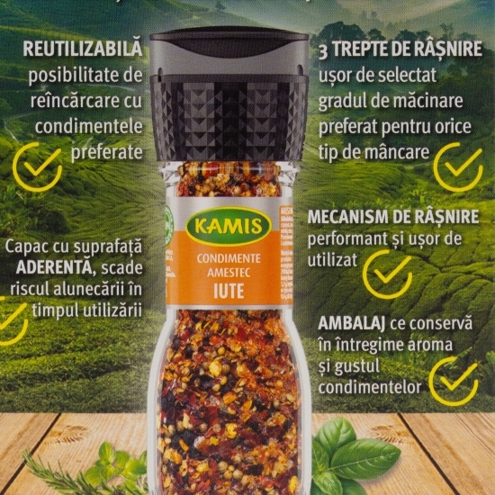 Râșnită sare 90g și sare plante aromatice 78g, 1+1