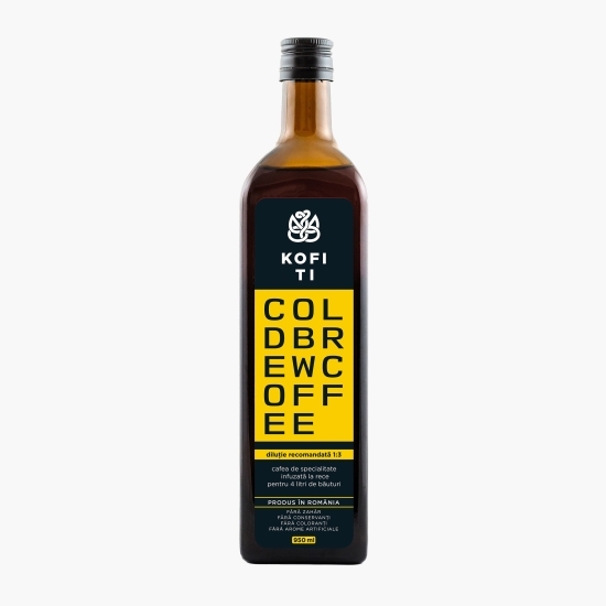 Cold Brew Coffee concentrat, cafea infuzată la rece 950ml