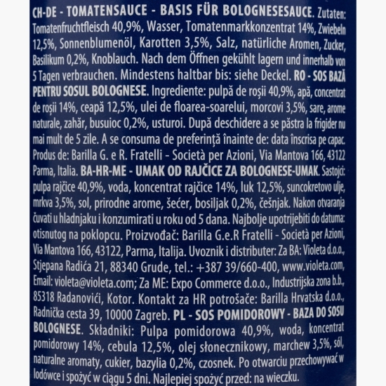 Sos Base pentru paste bolognese 400g