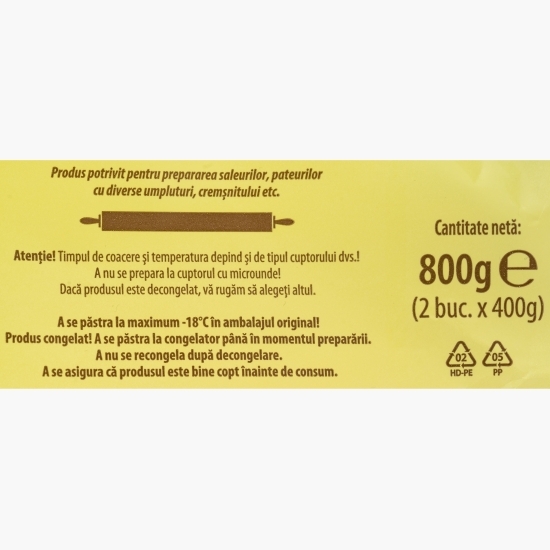 Aluat pentru foietaj 800g