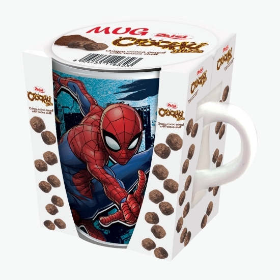 Cană Spiderman cu cereale Crockki în interior 30g