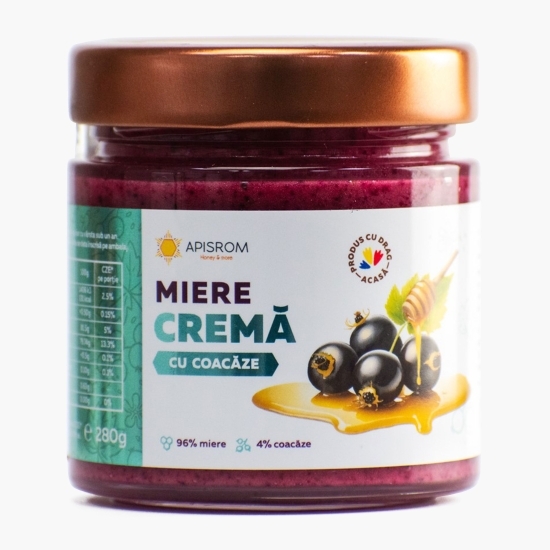 Miere cremă cu coacăze 280g