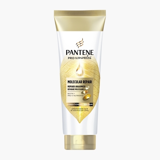 Balsam de păr Pantene Pro-V Miracles Molecular Repair cu Biotină, pentru păr uscat și deteriorat, 0.16l