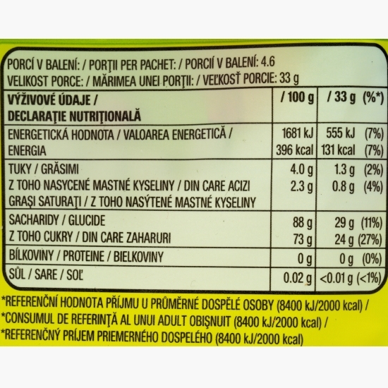 Bomboane gumate cu aromă de fructe acrișoare 152g