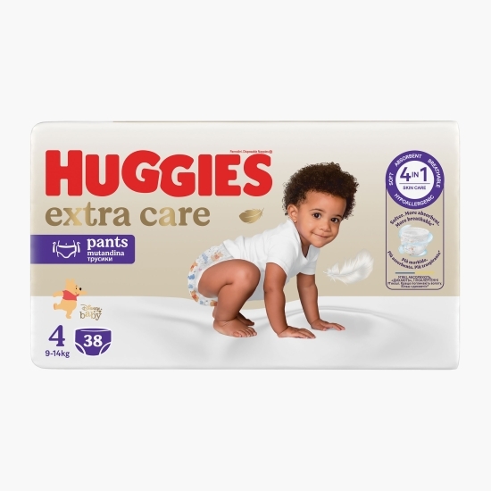 Scutece chiloțel Extra Care Pants, mărimea 4, 9-14kg, 38 buc