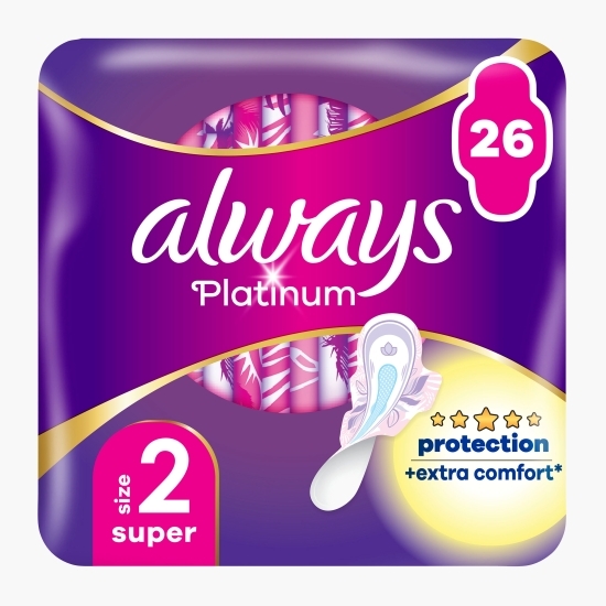 Absorbante Platinum super 26 buc