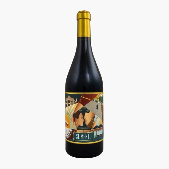 Vin roșu demisec Si.Mento, 13.5%,  0.75l