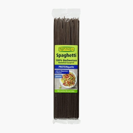 Paste Spaghetti ecologice din hrișcă integrală, fără gluten, 250g