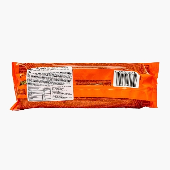 Biscuiți de cacao cu cremă de arahide glazurați cu ciocolată cu lapte Rounds Biscuits 96g