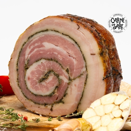 Ruladă cu pancetta afumată 500g