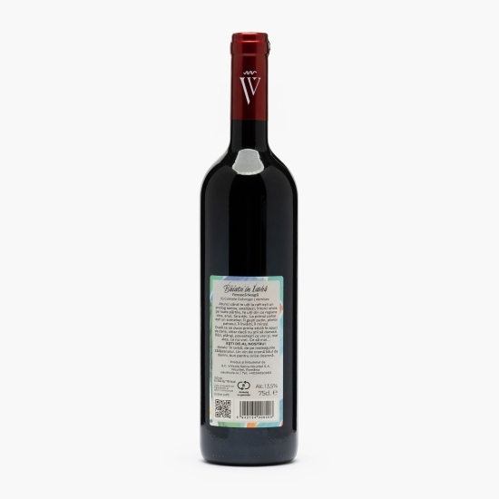 Vin roșu demisec, Fetească Neagră 13%, 0.75l