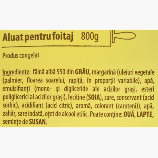 Aluat pentru foietaj 800g