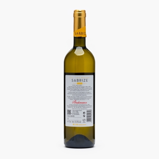 Vin alb sec Sabrize Fume Chardonnay, Sauvignon Blanc & Pinot Gris, 13.5%, 0.75l 