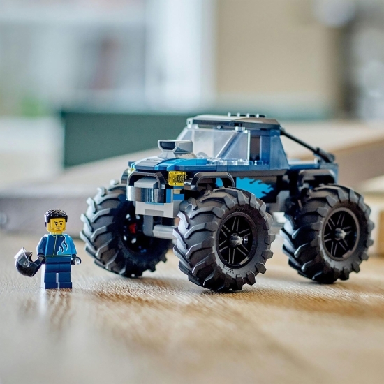 Monster truck albastru, 60402 City, +5 ani