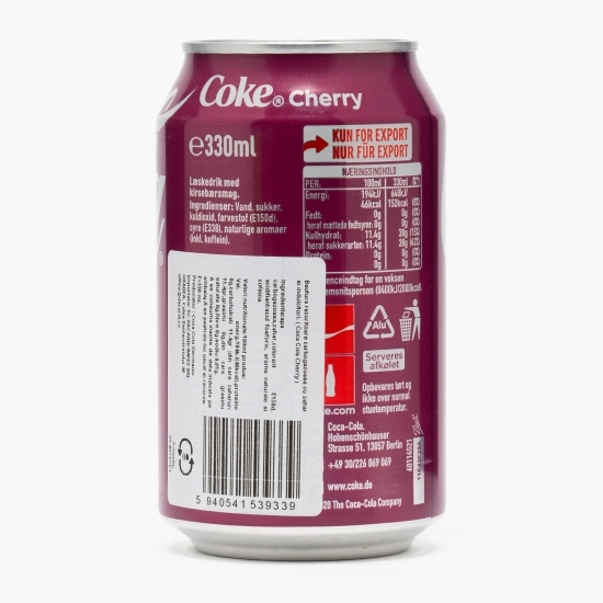 Băutură carbogazoasă Cherry 0.33l