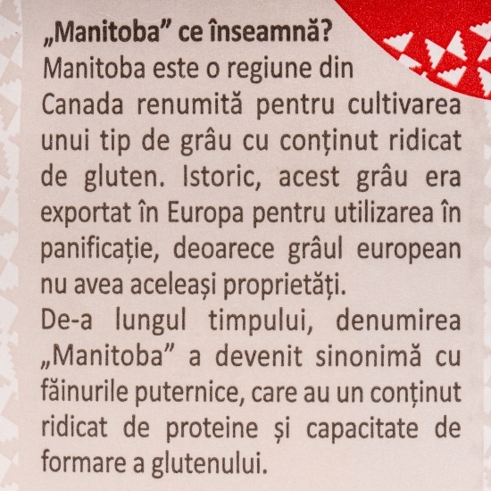 Făină Manitoba tip 650 pentru cozonac, 1 kg