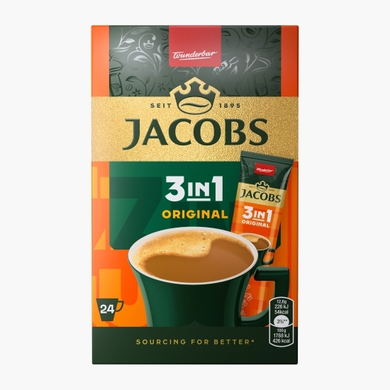 Original 3in1, 24 plicuri, 15.2g, cafea instant  