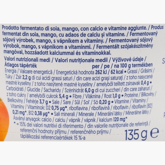 Produs fermentat din soia cu mango 135g