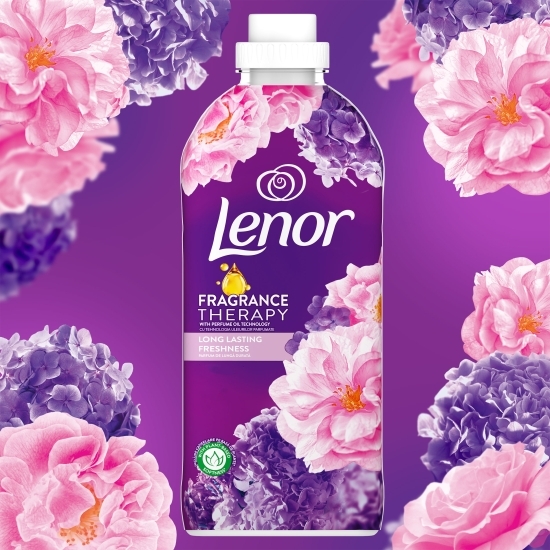 Pachet promo: Balsam de rufe Lenor Floral Bouquet 2 x 1.2l, 96 spălări