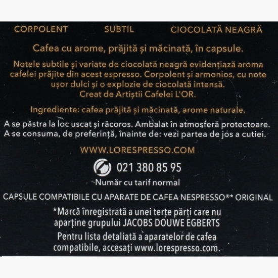 Espresso Ciocolată, 10 băuturi, 52g, capsule cafea