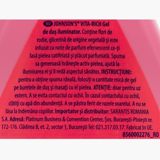 Gel de duș Vita Rich luminator 400ml