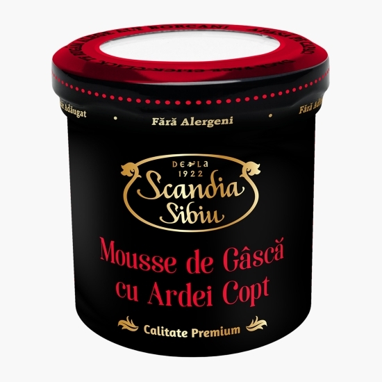 Mousse de gâscă cu ardei copt 140g