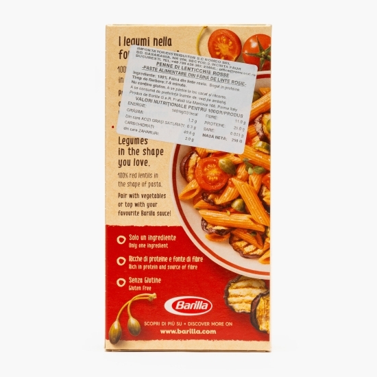 Paste Penne din linte roșie 250g