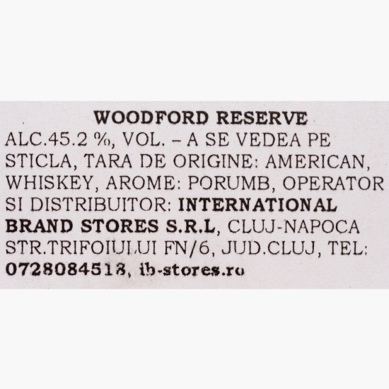 Malt Whiskey Woodford Reserve, 45.2%, 0.7l