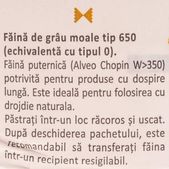 Făină Manitoba tip 650 pentru cozonac, 1 kg