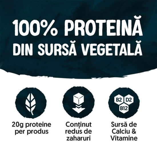 Budincă proteică din soia cu aromă de vanilie, High Protein, 200g