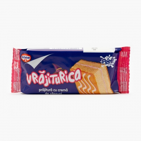 Prăjitură Vrăjiturica cu cremă de căpșuni 25g