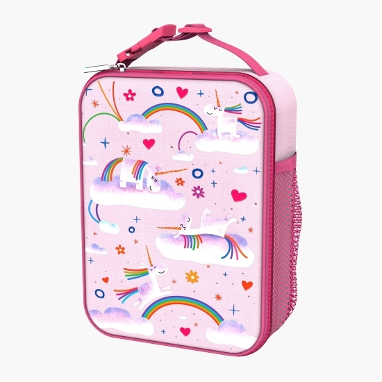 Rucsac copii pentru prânz Unicorn Rainbows 26.5x19.5x8cm