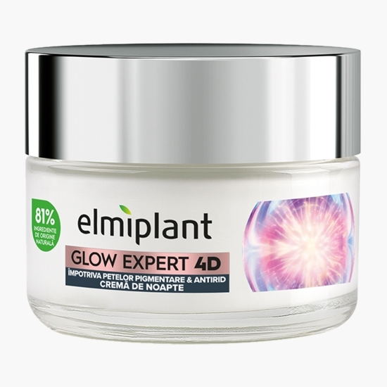 Cremă de noapte împotriva petelor pigmentare & antirid Glow Expert 4D, 50ml