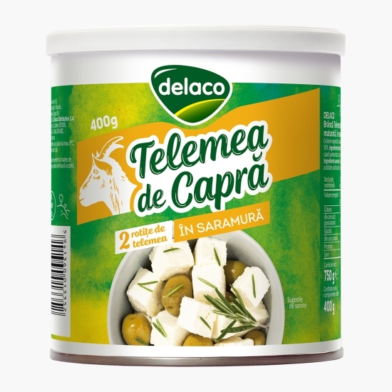 Telemea de capră în saramură 400g 