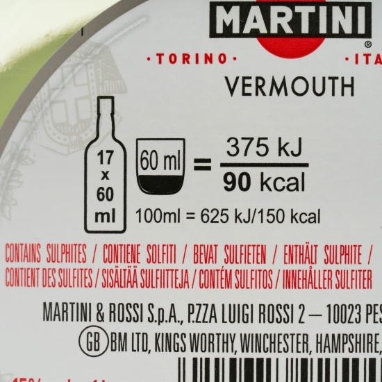 Vermut Bianco 15% alc. 1l