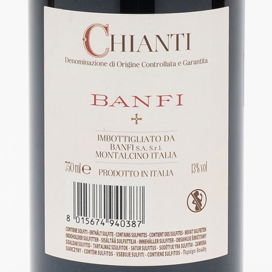 Vin roșu sec Chianti Annata, 13%, 0.75l