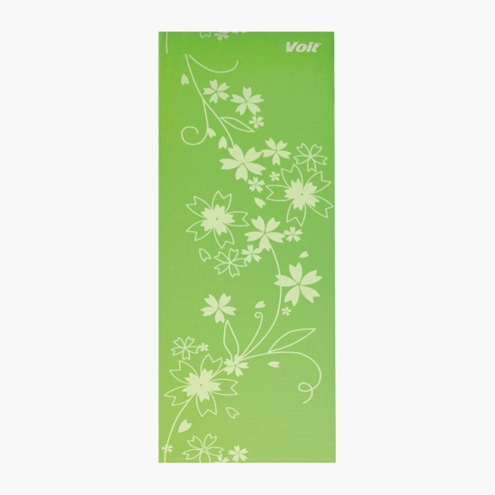 Saltea yoga Voit Floral tribe, 173x61x 0.6cm, verde