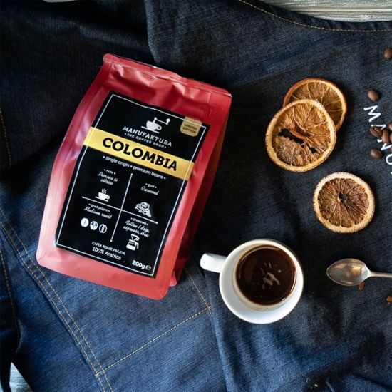 Colombia 200g cafea boabe prăjită