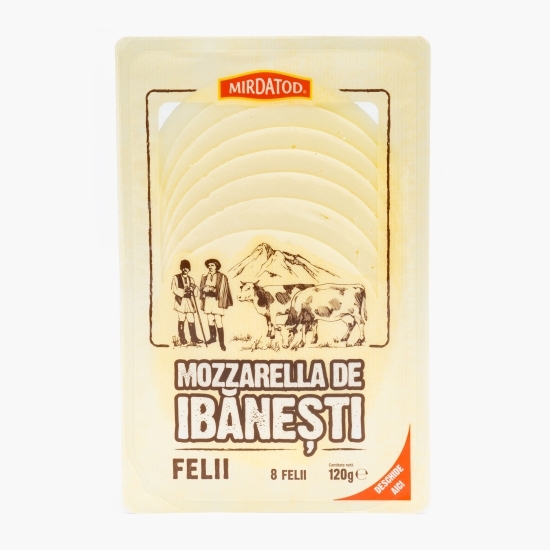 Mozzarella de Ibănești felii 120g