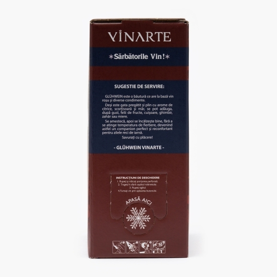 Băutură aromatizată pe bază de vin de tip Gluhwein, pentru fiert, 12.5%, 3l