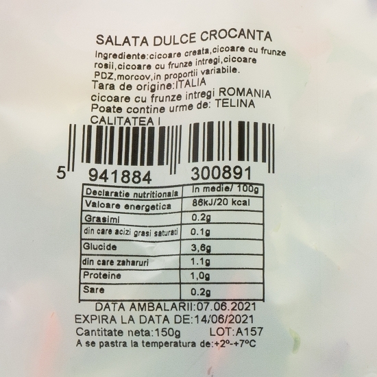 Salată dulce crocantă 150g 