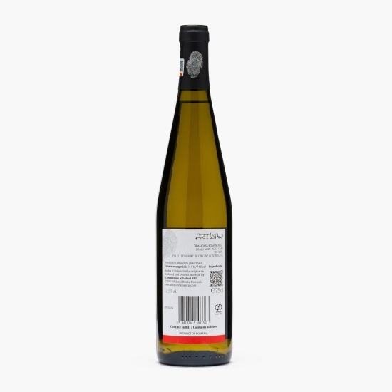 Vin alb sec Tămâioasă Românească, 12.5%, 0.75l