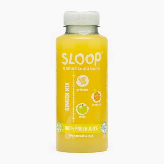 Suc presat la rece din mere, ananas și ghimbir Fresh Juice Ginger Mix 330ml