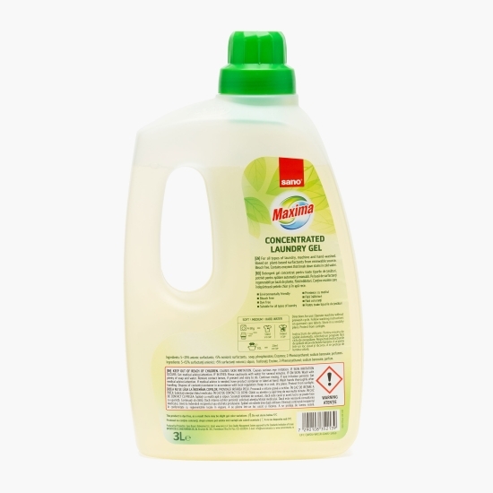 Detergent de rufe lichid gel concentrat Green Power bio 60 spălări, 3l