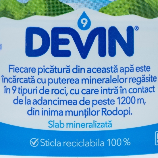 Apă plată mineralizată, natural alcalină 0.5l