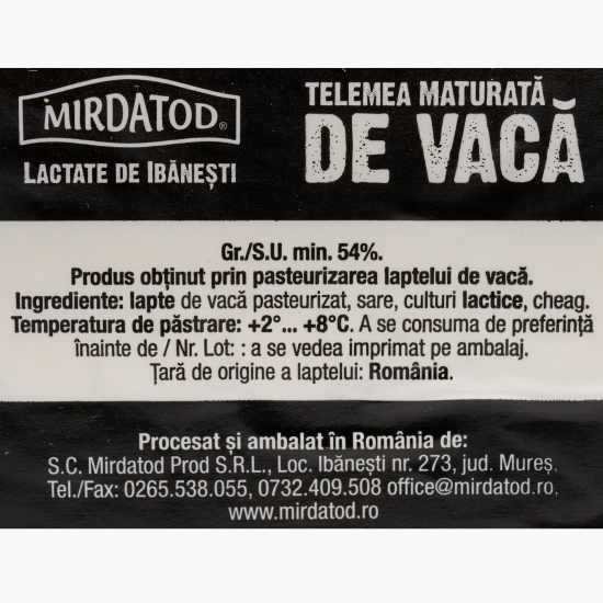 Telemea de vacă maturată 350g