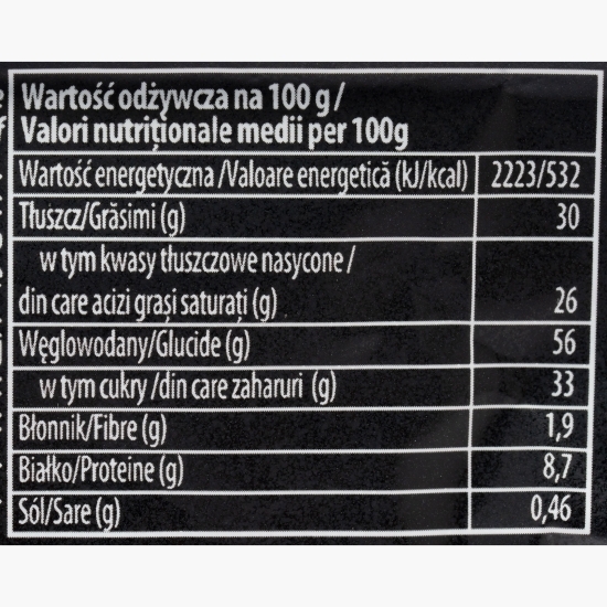 Napolitană cu cremă de cacao și bucăți de arahide 29g