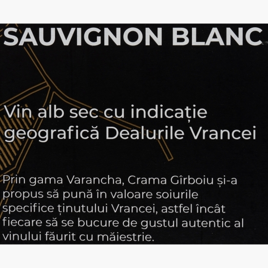 Vin alb sec Sauvingnon Blanc, 13%, bag in box 3l