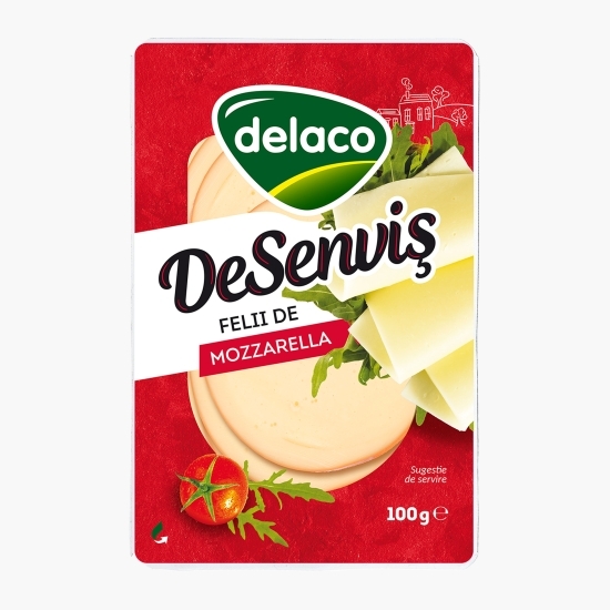 Mozzarella felii DeSenviș 100g